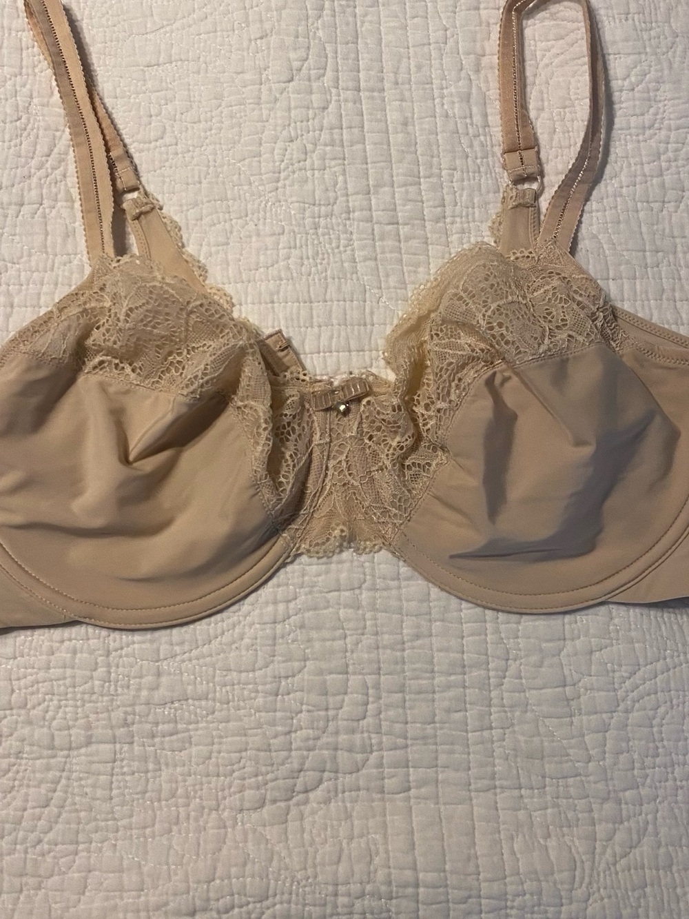 Bundle Bras 2/$16! Bali Beige Lace-Trim Underwire Bra